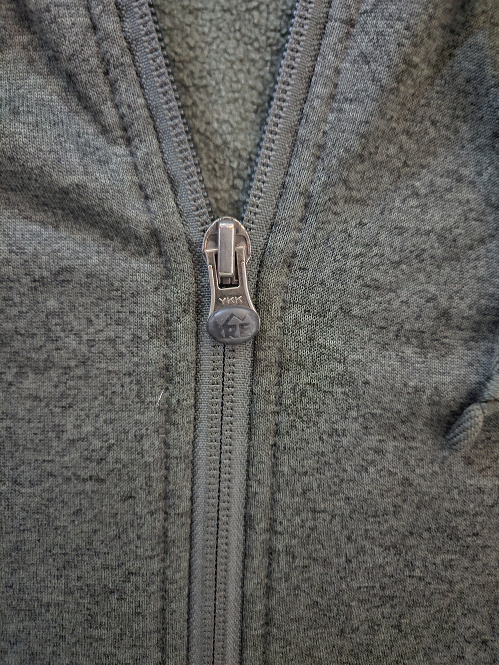 REI Co-op Hood River Hoodie Polartec Thermal Pro Full Zip Fleece Green - Fits Wo - Picture 4 of 7